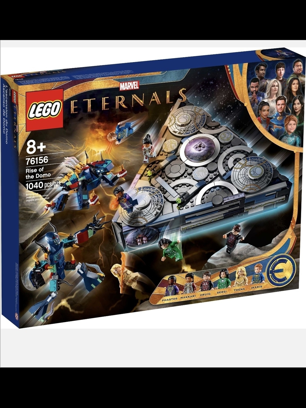 LEGO Marvel Eternals Rise of the Domo Kids Toy - Blue/Grey